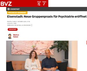Dr. Ahmad und Dr. Nussbaumer - Praxiseröffnung - Bericht BVZ