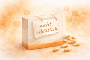 KI Grafik mit Medikament-Kapseln